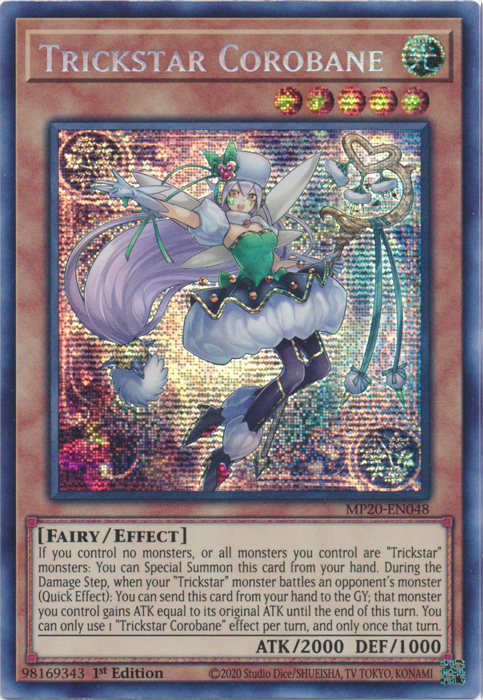 Trickstar Corobane [MP20-EN048] Prismatic Secret Rare | Devastation Store