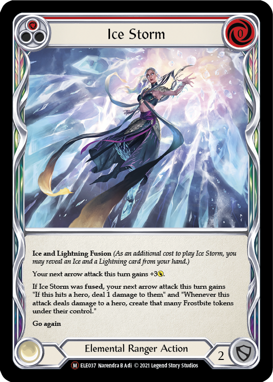 Ice Storm [U-ELE037] Unlimited Normal | Devastation Store