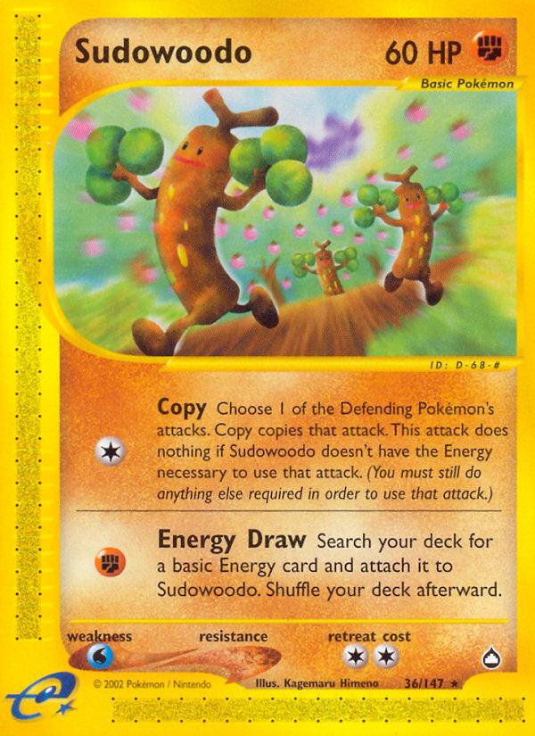 Sudowoodo (36/147) [Aquapolis] | Devastation Store