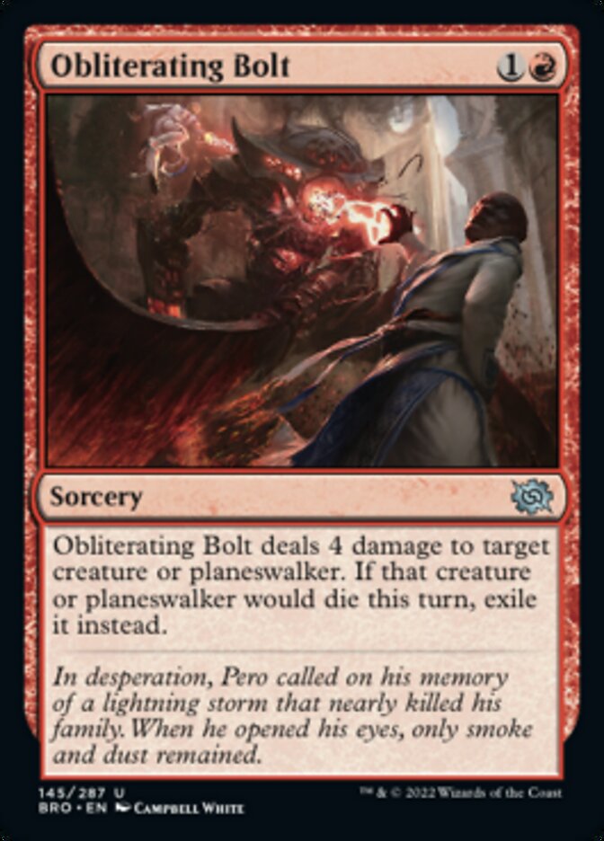 Obliterating Bolt [The Brothers' War] | Devastation Store