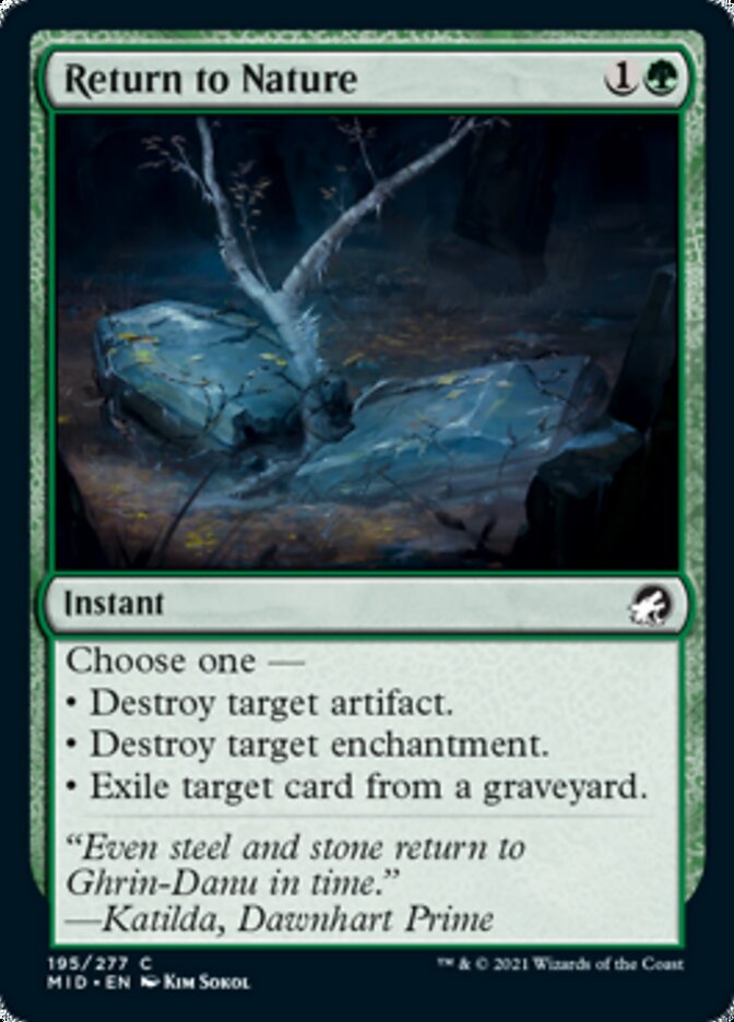 Return to Nature [Innistrad: Midnight Hunt] | Devastation Store