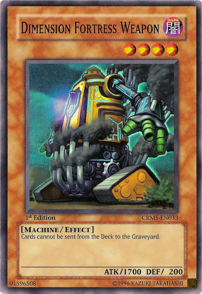 Dimension Fortress Weapon [CRMS-EN033] Super Rare | Devastation Store