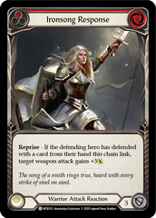 Ironsong Response (Red) [WTR132] Unlimited Edition Rainbow Foil - Devastation Store | Devastation Store