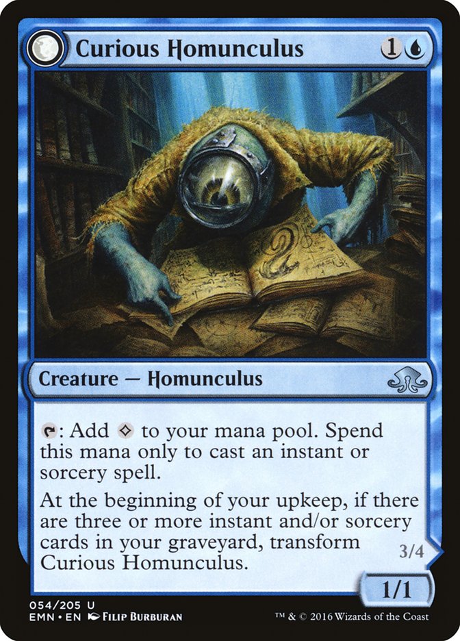 Curious Homunculus // Voracious Reader [Eldritch Moon] - Devastation Store | Devastation Store