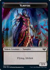 Blood // Vampire (007) Double-sided Token [Innistrad: Crimson Vow Tokens] | Devastation Store