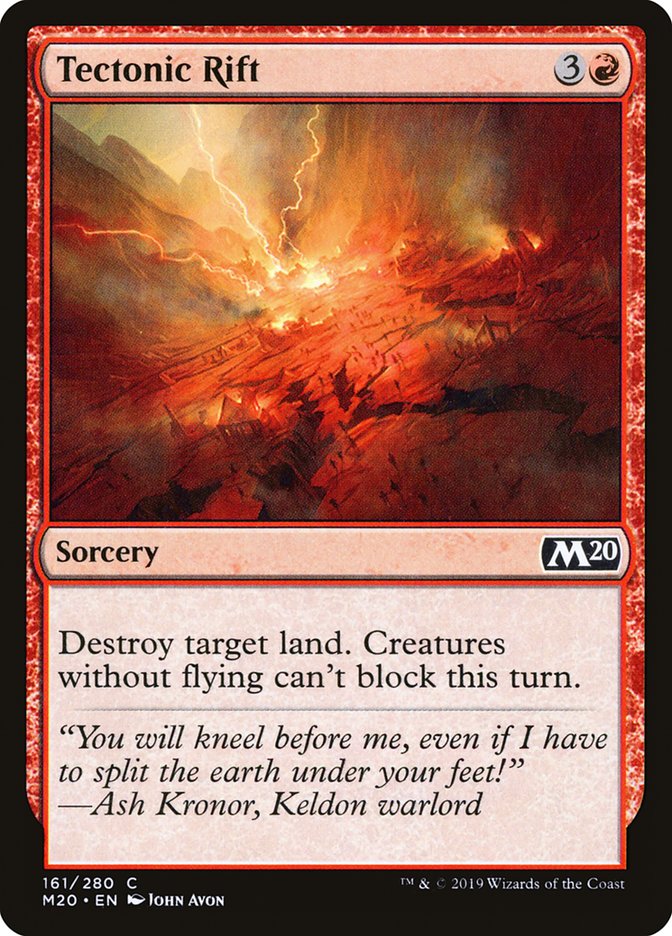 Tectonic Rift [Core Set 2020] | Devastation Store