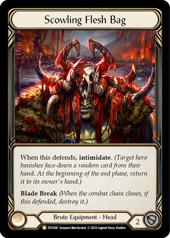 Scowling Flesh Bag [DTD200] (Dusk Till Dawn)  Rainbow Foil | Devastation Store