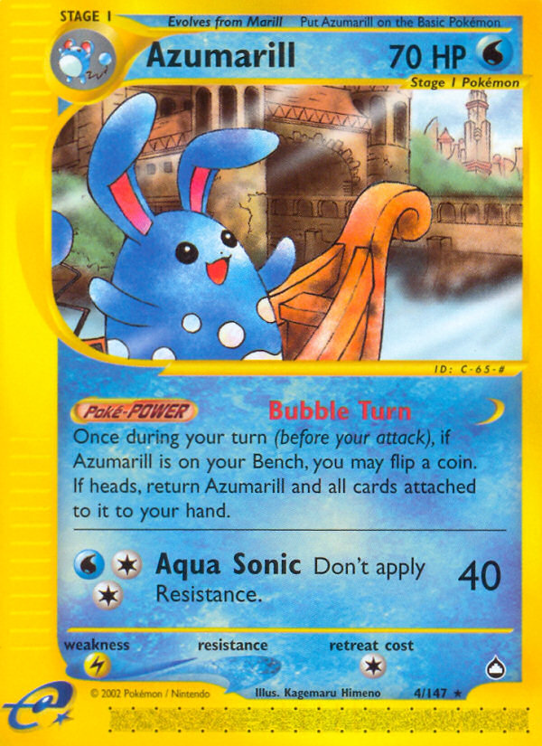 Azumarill (4/147) [Aquapolis] | Devastation Store