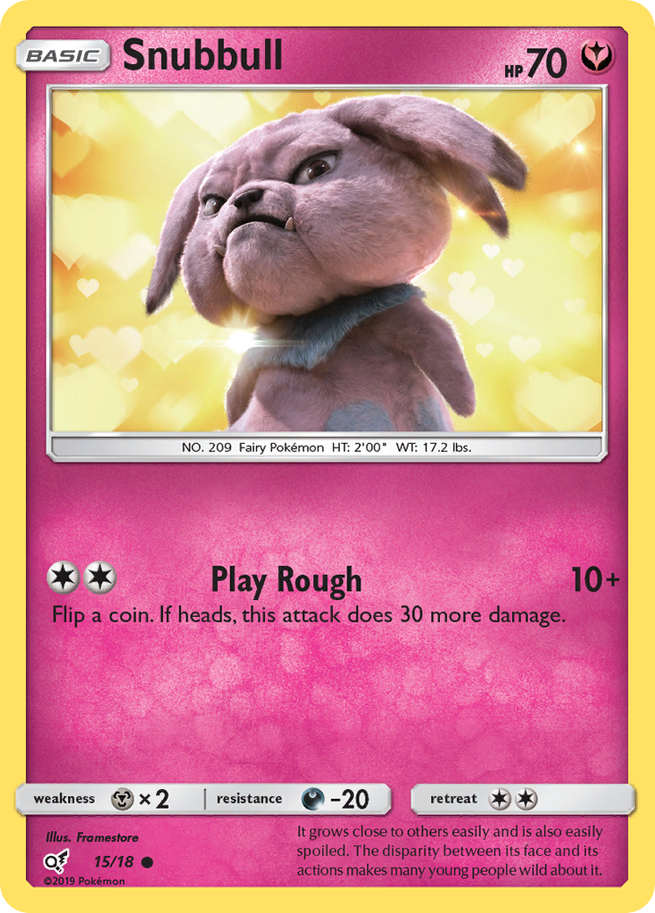 Snubbull (15/18) [Sun & Moon: Detective Pikachu] | Devastation Store