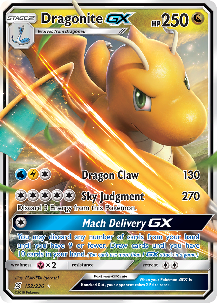 Dragonite GX (152/236) [Sun & Moon: Unified Minds] | Devastation Store