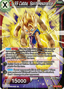 SS Cabba, Spirit Resonance (Starter Deck - Pride of the Saiyans) (SD15-02) [Cross Spirits] | Devastation Store