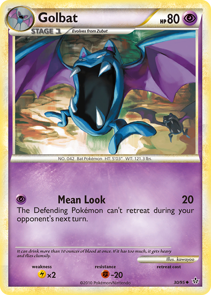 Golbat (30/95) [HeartGold & SoulSilver: Unleashed] | Devastation Store