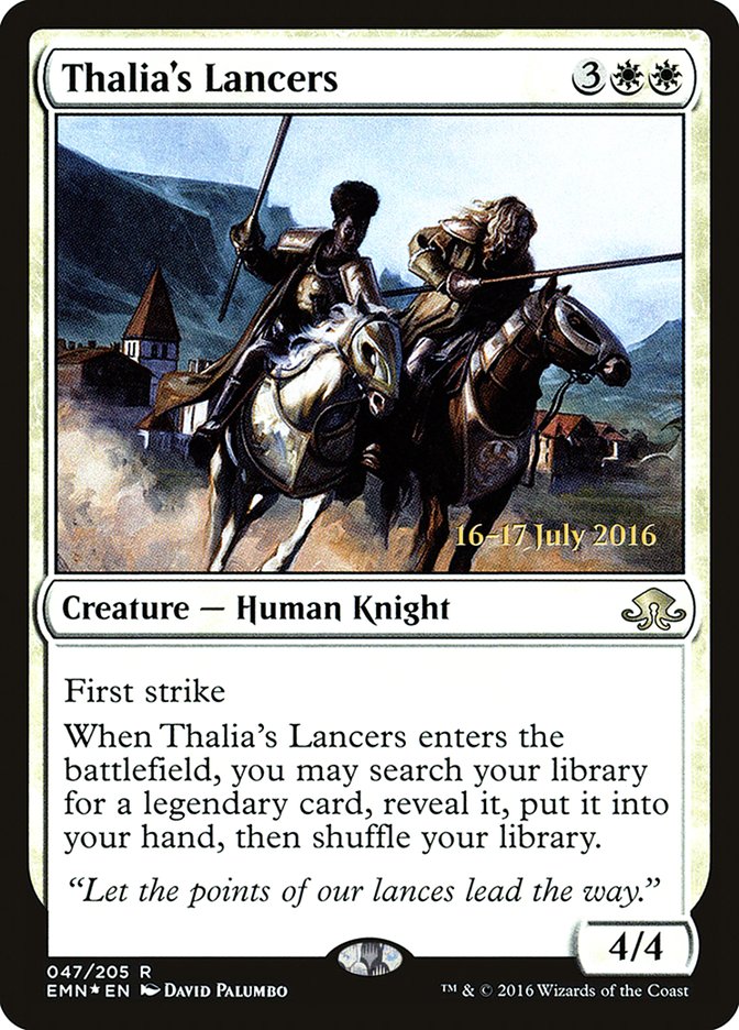 Thalia's Lancers  [Eldritch Moon Prerelease Promos] | Devastation Store