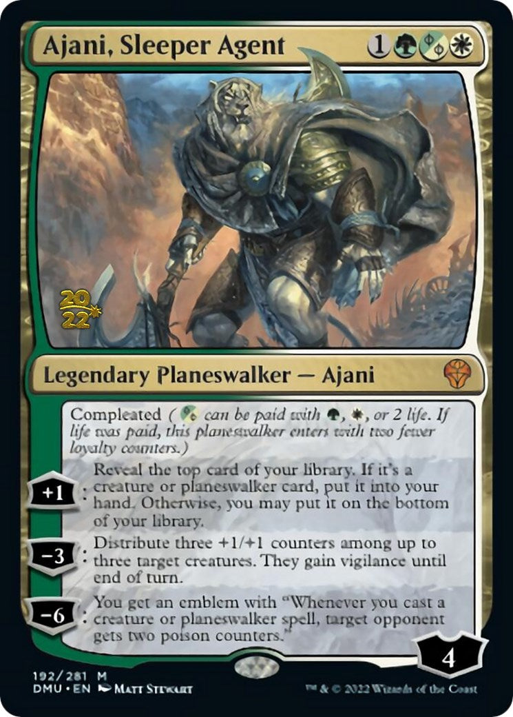 Ajani, Sleeper Agent [Dominaria United Prerelease Promos] | Devastation Store