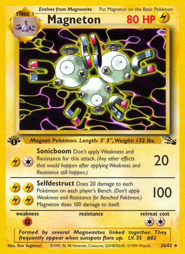 Magneton (26/62) [Fossil 1st Edition] | Devastation Store