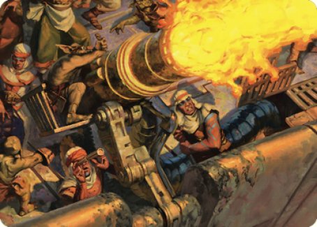 Mana Cannons Art Card [Dominaria United Art Series] | Devastation Store