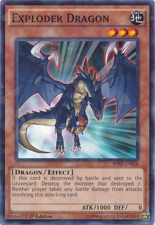 Exploder Dragon [BP03-EN028] Shatterfoil Rare | Devastation Store