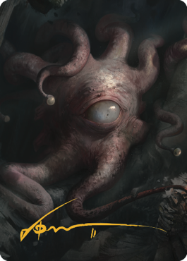 Consuming Aberration Art Card (Gold-Stamped Signature) [Commander Legends: Battle for Baldur's Gate Art Series] | Devastation Store