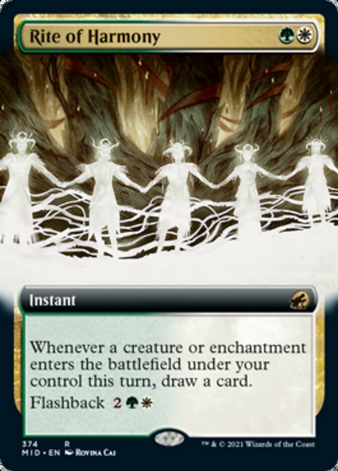 Rite of Harmony (Extended) [Innistrad: Midnight Hunt] | Devastation Store