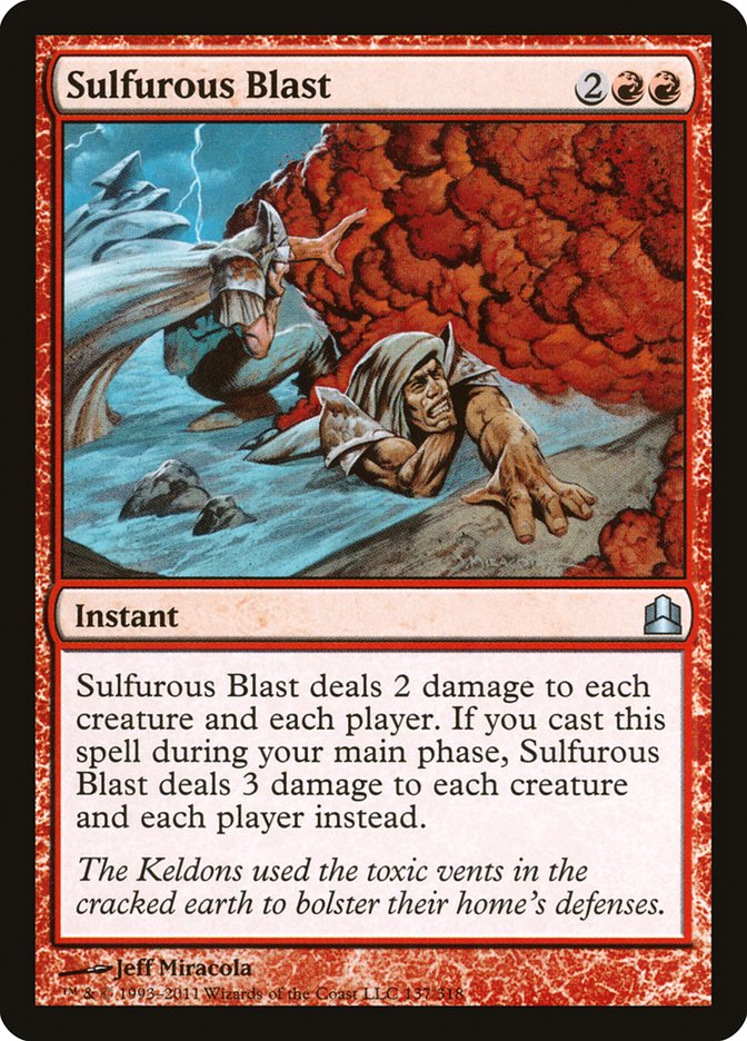 Sulfurous Blast [Commander 2011] - Devastation Store | Devastation Store