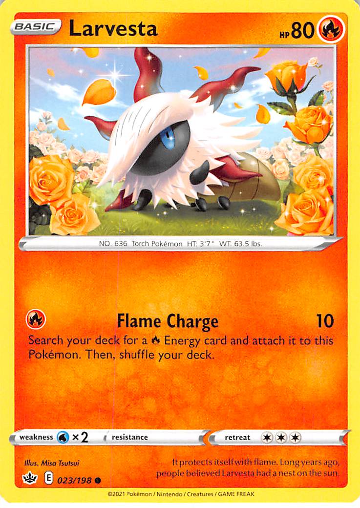 Larvesta (023/198) [Sword & Shield: Chilling Reign] | Devastation Store