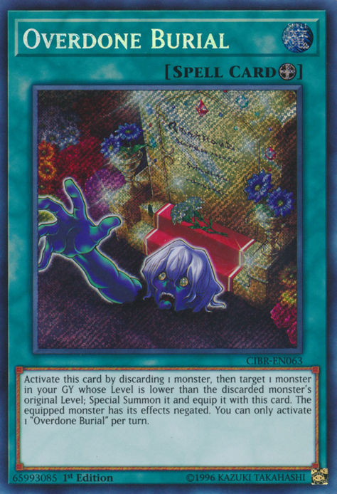 Overdone Burial [CIBR-EN063] Secret Rare | Devastation Store