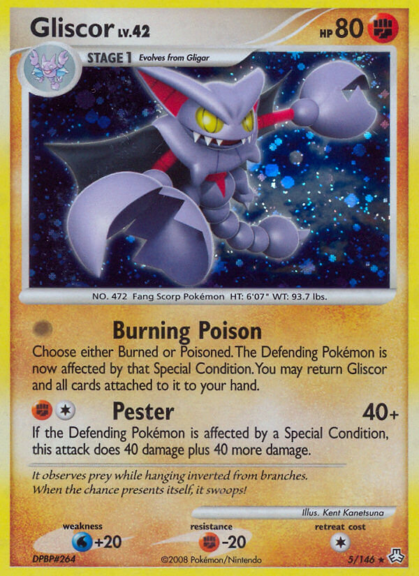 Gliscor (5/146) (Theme Deck Exclusive) [Diamond & Pearl: Legends Awakened] | Devastation Store