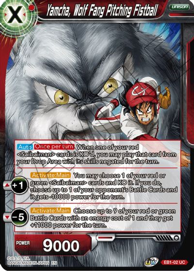 Yamcha, Wolf Fang Pitching Fistball (EB1-002) [Battle Evolution Booster] | Devastation Store