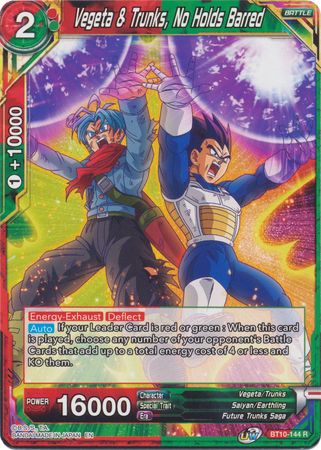 Vegeta & Trunks, No Holds Barred [BT10-144] | Devastation Store