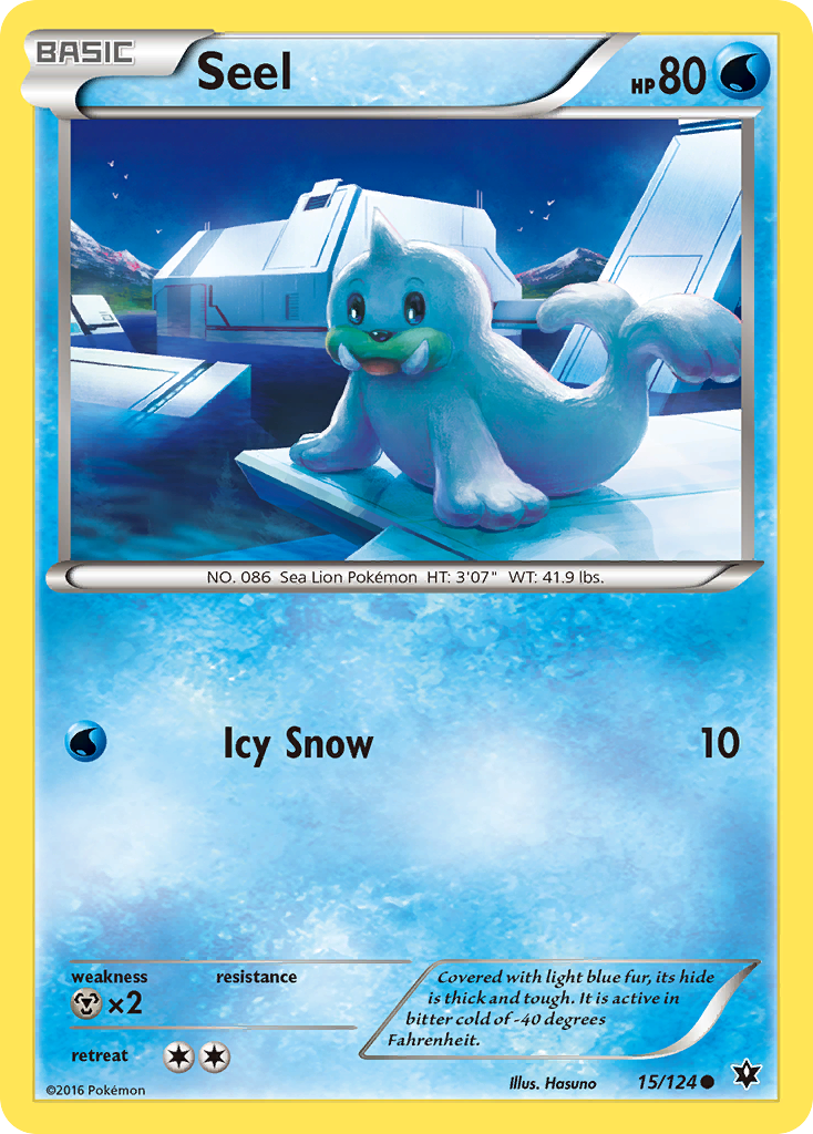 Seel (15/124) [XY: Fates Collide] | Devastation Store