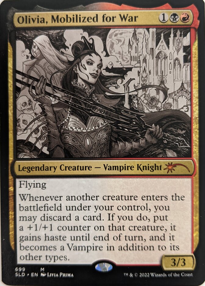 Olivia, Mobilized for War (Sketch) [Secret Lair Drop Promos] | Devastation Store