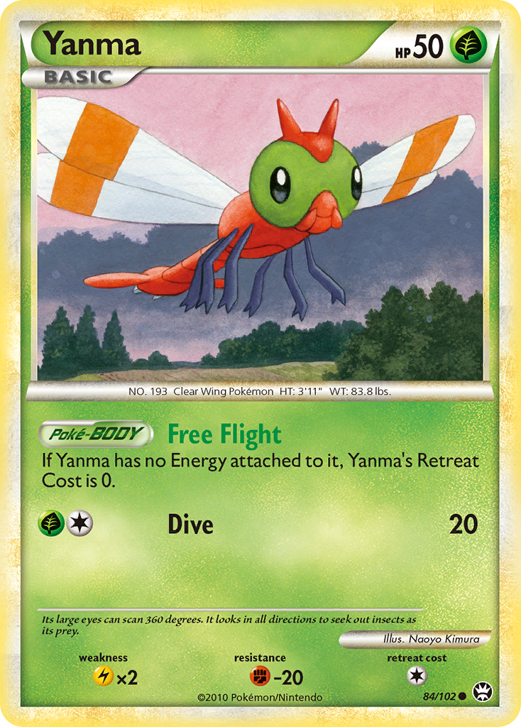 Yanma (84/102) [HeartGold & SoulSilver: Triumphant] | Devastation Store