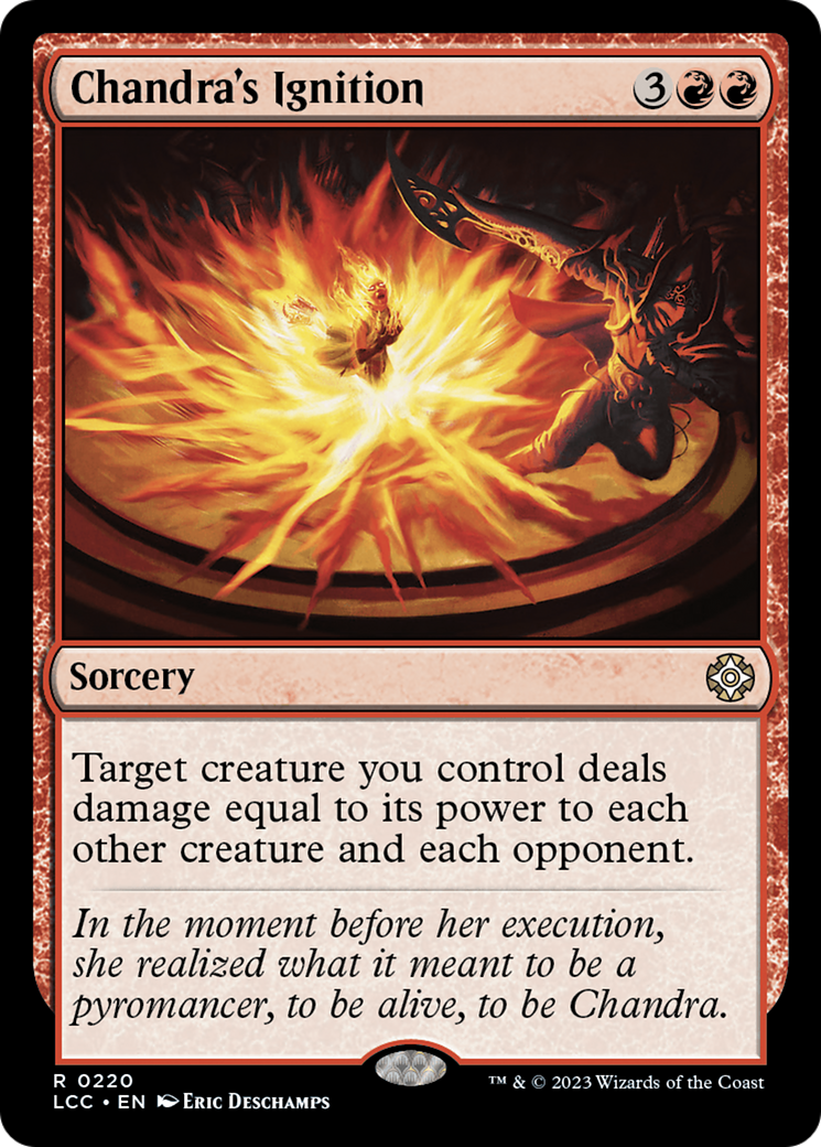 Chandra's Ignition [The Lost Caverns of Ixalan Commander] | Devastation Store