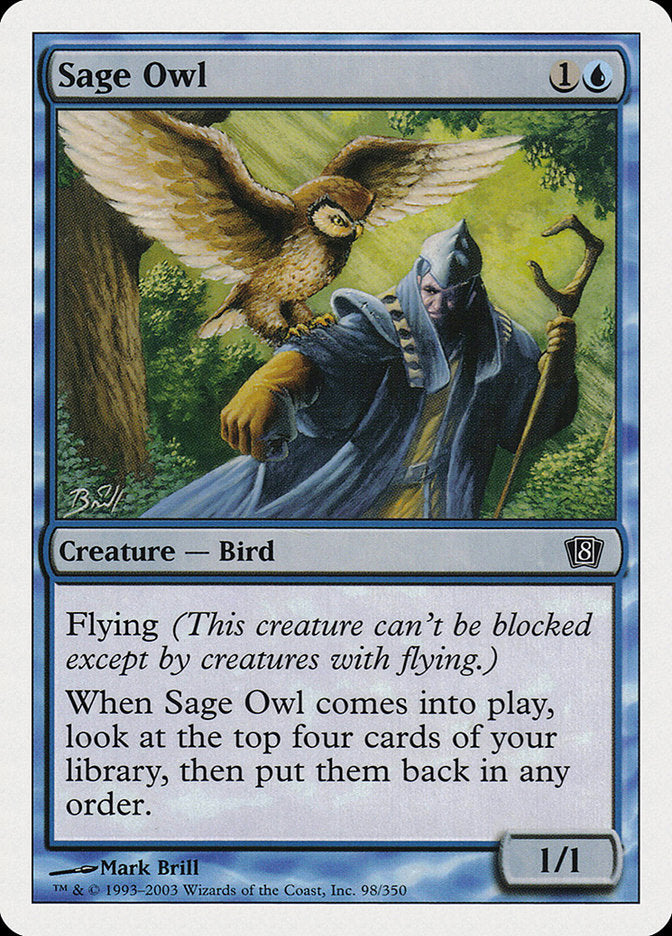 Sage Owl [Eighth Edition] | Devastation Store