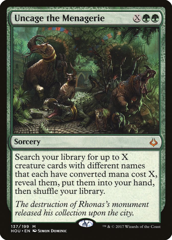 Uncage the Menagerie [Hour of Devastation] | Devastation Store