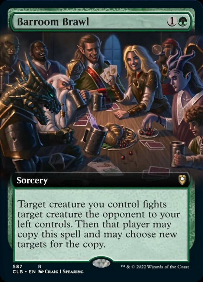 Barroom Brawl (Extended Art) [Commander Legends: Battle for Baldur's Gate] | Devastation Store