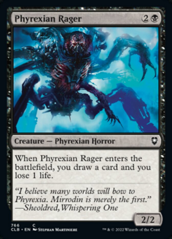 Phyrexian Rager [Commander Legends: Battle for Baldur's Gate] | Devastation Store