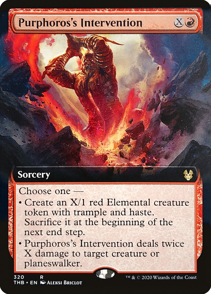 Purphoros's Intervention (Extended) [Theros Beyond Death] | Devastation Store