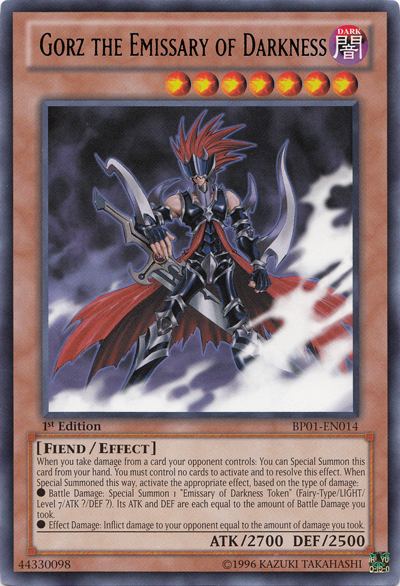 Gorz the Emissary of Darkness [BP01-EN014] Rare | Devastation Store