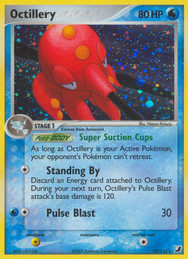 Octillery (10/115) [EX: Unseen Forces] | Devastation Store