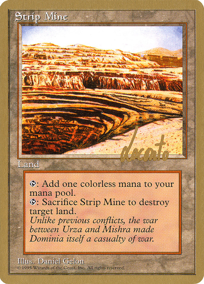 Strip Mine (Michael Loconto) [Pro Tour Collector Set] | Devastation Store