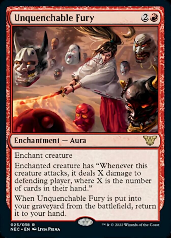 Unquenchable Fury [Kamigawa: Neon Dynasty Commander] | Devastation Store