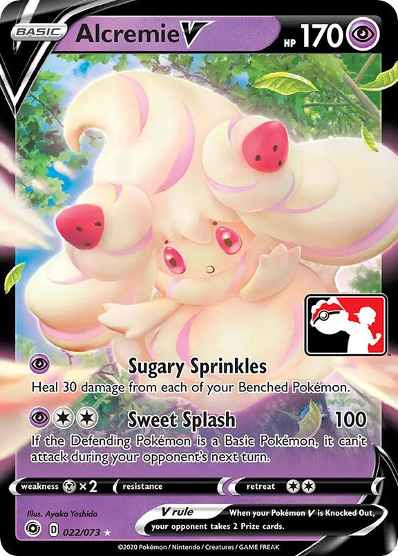 Alcremie V (22/73) [Prize Pack Series One] | Devastation Store