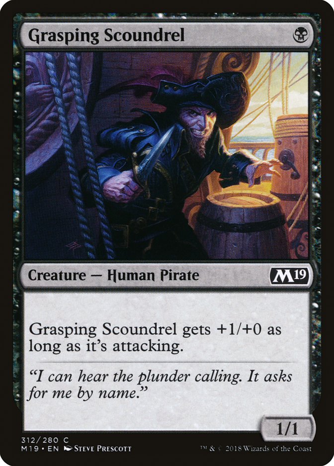 Grasping Scoundrel [Core Set 2019] | Devastation Store