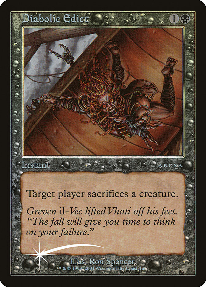 Diabolic Edict [Arena League 2001] | Devastation Store