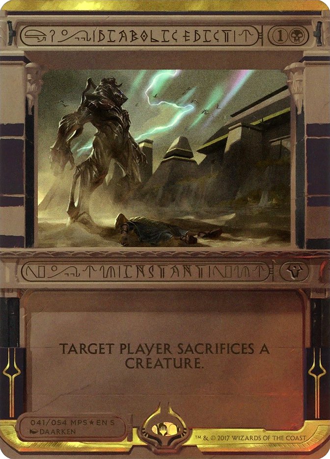 Diabolic Edict (Invocation) [Amonkhet Invocations] | Devastation Store