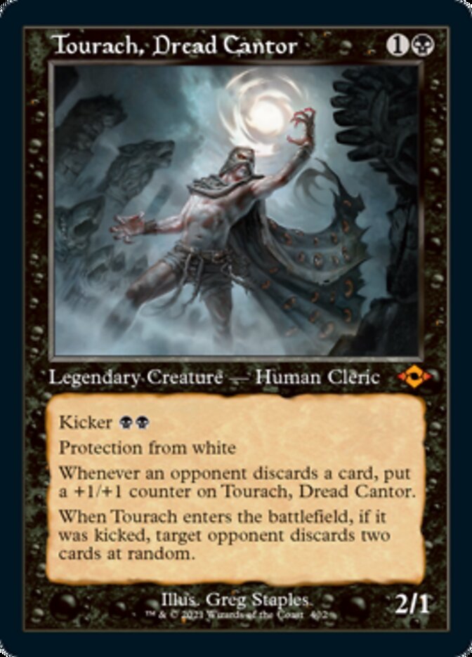 Tourach, Dread Cantor (Retro Foil Etched) [Modern Horizons 2] | Devastation Store