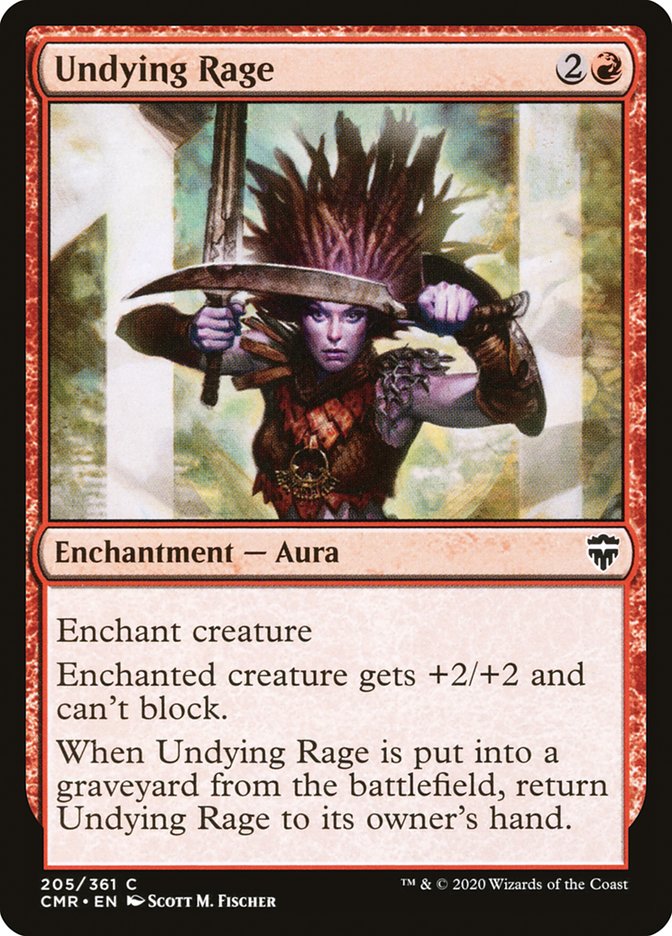 Undying Rage [Commander Legends] | Devastation Store