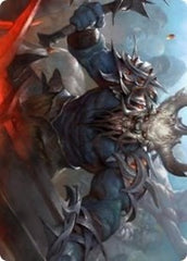 Frenzied Raider Art Card [Kaldheim: Art Series] | Devastation Store