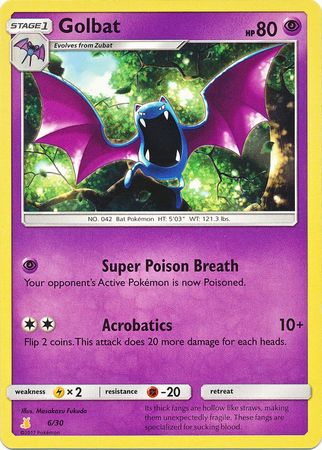 Golbat (6/30) [Sun & Moon: Trainer Kit - Alolan Raichu] | Devastation Store